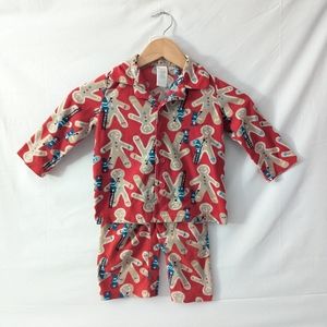 Toddler Christmas pajamas 3T Gymboree fleece pajamas
